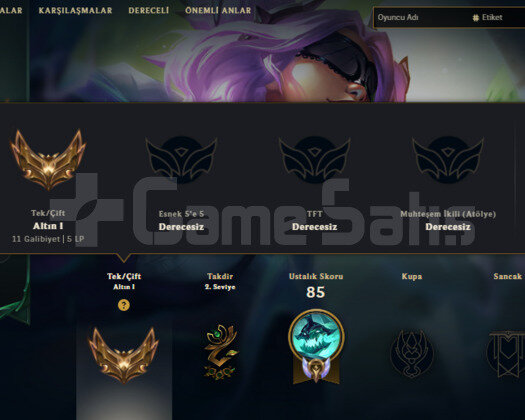 TR SOUL FIGHTER SAMIRA GOLD 1 5 SKIN 25 HERO SMURF