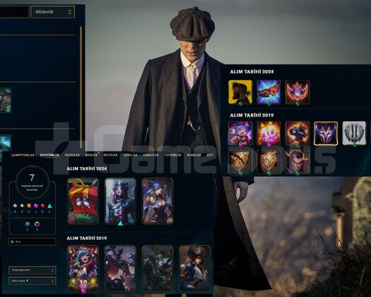 TR 7 SKIN 35 HERO S14 GOLD SMURF ACC 5K TURUNCU ÖZ