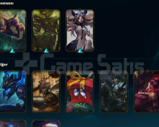 TR 2019 KURULUM 11 SKIN 27 HERO S14 GOLD SMURF ACC