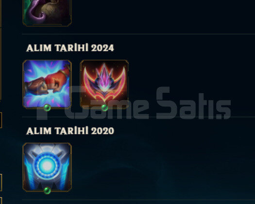 TR 2019 KURULUM 11 SKIN 27 HERO S14 GOLD SMURF ACC