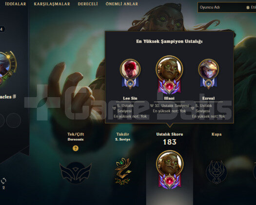 TR 2014 KURULUM 13 SKIN 68 HERO SEZON 6 ELMAS ACC