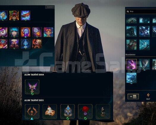 TR 11 SKIN 55 HERO S14 PLAT HANDMADE SMURF HESAP