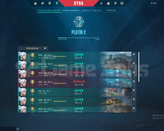 YENİ SEZON PLAT 2 - MAİL DEĞİŞEN -  YÜKSEK MMR