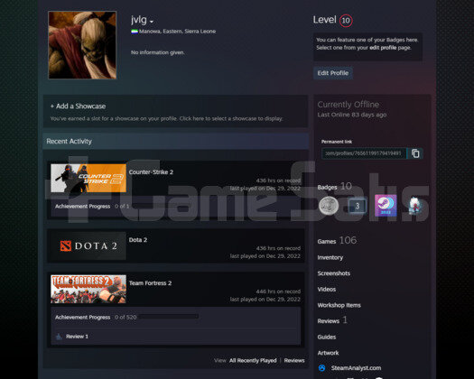 STEAM YORUM FAVORI BEĞENİ BOTU İÇİN 1 ADET HESAP