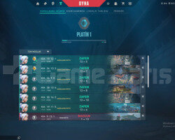 YENİ SEZON PLAT 1  - MAİL DEĞİŞEN - YÜKSEK MMR