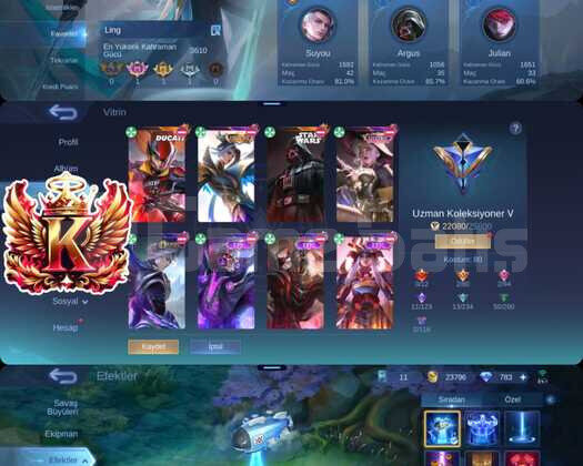 RANK ORANLI + İSTEDİĞİN COLLECTORÜ AL