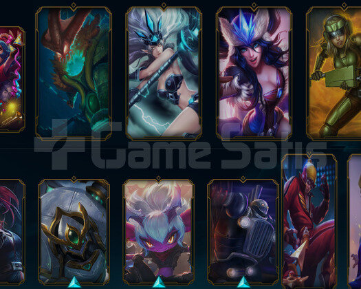 EUW2019HANDMADE UNRANKED ADCSUP MAİN 14SKIN 43HERO