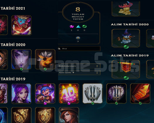EUW2019HANDMADE UNRANKED ADCSUP MAİN 14SKIN 43HERO
