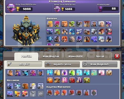 TH 17 NEREDEYSE MAX EFSANE DEMİRCİLİ HESAP