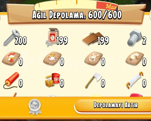 24+ LVL 600 DEPOLU İÇİ AMBAR DOLU HESAP