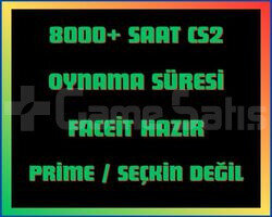 Faceit Hazır 8000+ Saat CS2 + MAİL