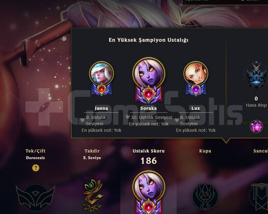 EUW HANDMA MAİL DEĞİŞEN 11SKIN 56HERO SUP MAİN