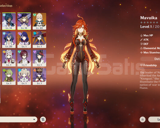 EU | MR24 Mavuika + Raiden + Dehya + Mona+ Jean