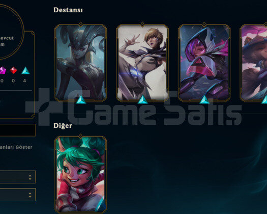TR HANDMADE SOLO MAİN  5 SKIN 43 HERO MAİL DEĞİŞEN