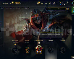 TR 8W2L DERECELİ HAZIR İNANILMAZ MMR UNRANKED 44K