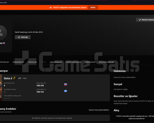 2016 FACEIT HESABI