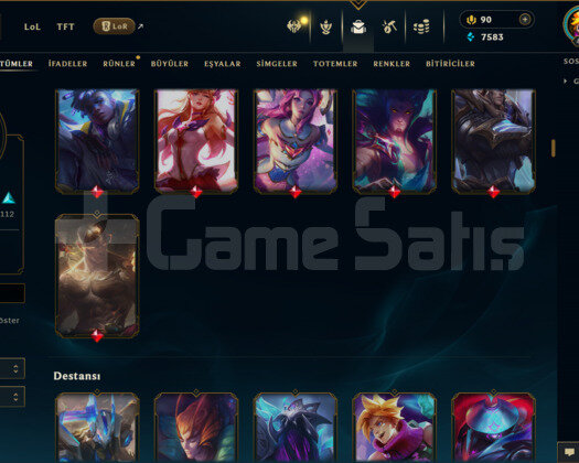 482 LEVEL / 239 SKİN / FUL HERO +MAİL +6900 SATIŞ
