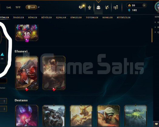 175 LEVEL / 76 SKİN / 94 HERO +MAİL +6900 SATIŞ
