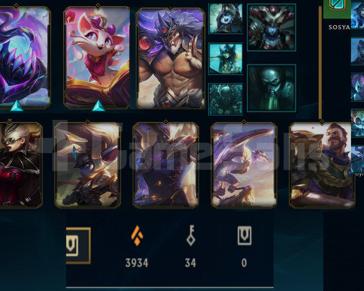 TR MAİL DEĞİŞEN 15K ÖZ 355 RP GOLD4 10 SKIN 43HERO