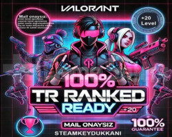 TR - RANKED HAZIR - MAİL ONAYSIZ | UNRANKED - 20LV