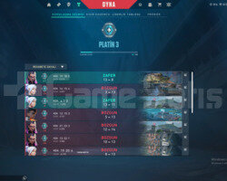 YENİ SEZON PLAT 3 - MAİL DEĞİŞEN - YÜKSEK MMR