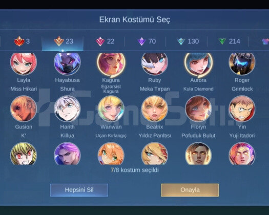 504 Kostümlü Mega 3 hesap