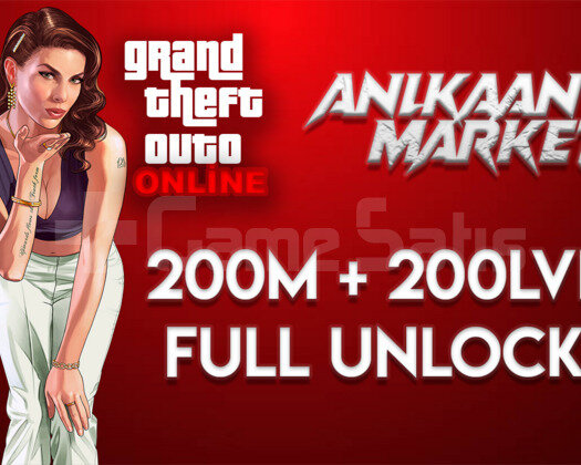 GTA Online 200M + 200 Lvl +Full Unlock+Bonus