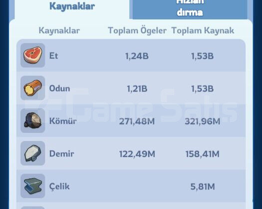 W.O.S EMEK HESABIM SATILIK