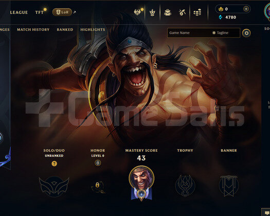 TR Unranked | 7 Kostüm - 25 Hero | LoL Hesap