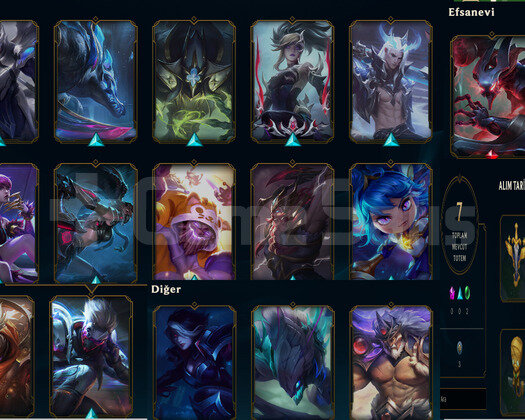 EUW 1 MAÇ SİLVER 17SKIN 38HERO 795RP MAİL DEĞİŞEN