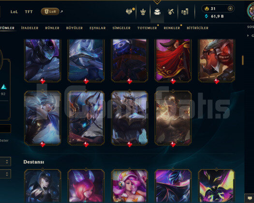 429 LEVEL / 179 SKİN / 121 HERO +MAİL +7000 SATIŞ