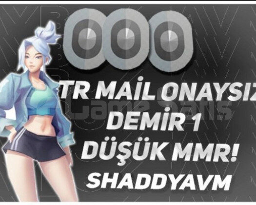 YENİ SEZON - MAİL ONAYSIZ - DEMİR 1 - DÜŞÜK MMR