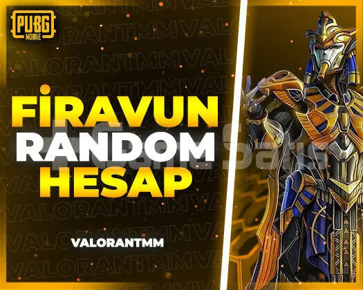 PUBG MOBİLE FİRAVUN RANDOM HESAP