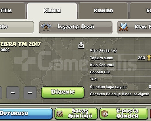 13,5 seviye mükemmel klan