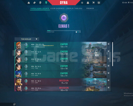 YENİ SEZON DİA 1 - MAİL DEĞİŞEN - YÜKSEK MMR