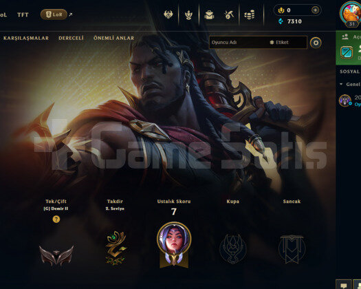 EUW DEMİR 2 S12 HESABI