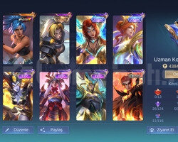 ACİL SATILIK SAĞLAM HESAP 214 KOSTUM FULL HERO