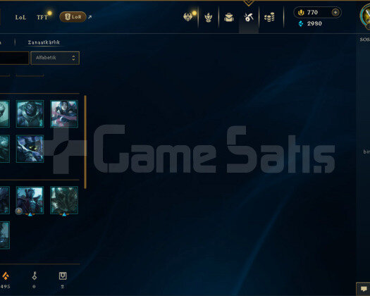 TR 34 LVL 770 RPLİ UNRANKED HESAP
