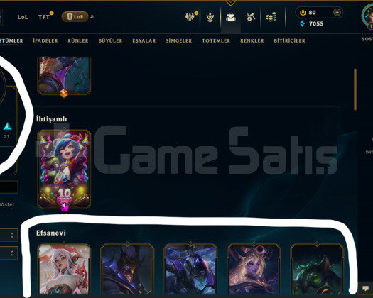 TR / 121 LEVEL / 51 SKİN / 75 HERO +MAİL