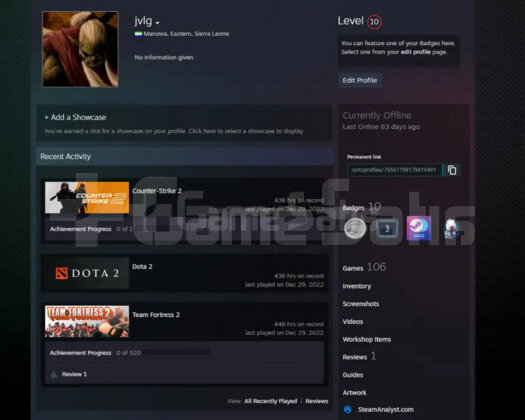 STEAM YORUM FAVORI BEĞENİ BOTU İÇİN 10 ADET HESAP