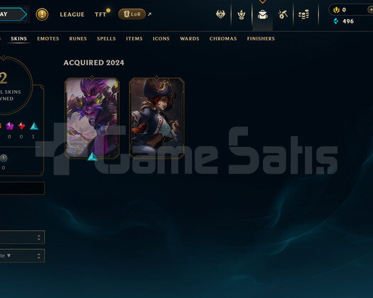 TR Unranked | 5 Kostüm - 34 Hero | LoL Hesap