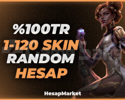 100 TR 1-120 SKIN VİP RANDOM HESAP