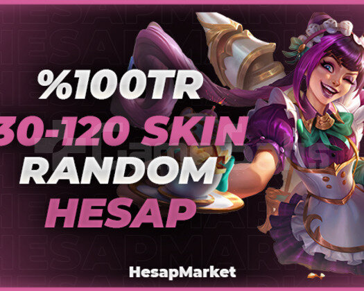 100 TR 30-120 SKIN VİP RANDOM HESAP