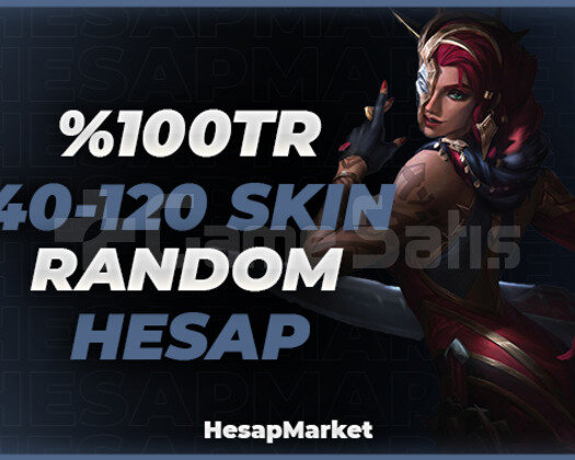 100 TR 40-120 SKIN VİP RANDOM HESAP