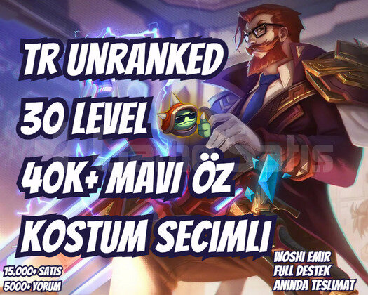 KOSTÜM SEÇİMLİ TR 40K+ MAVİ ÖZ VIP 30 LEVEL