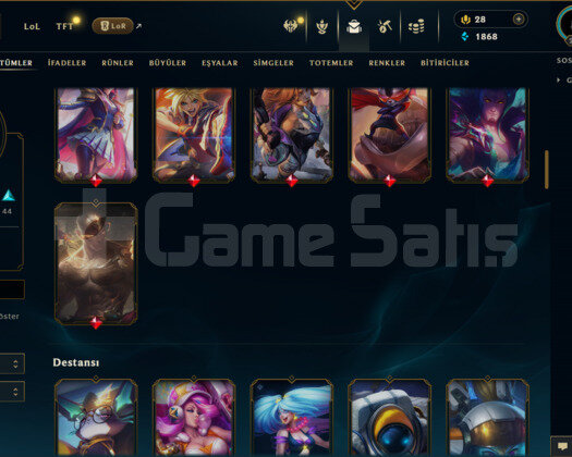 277 LEVEL / 99 SKİN / 110 HERO +MAİL +7000 SATIŞ