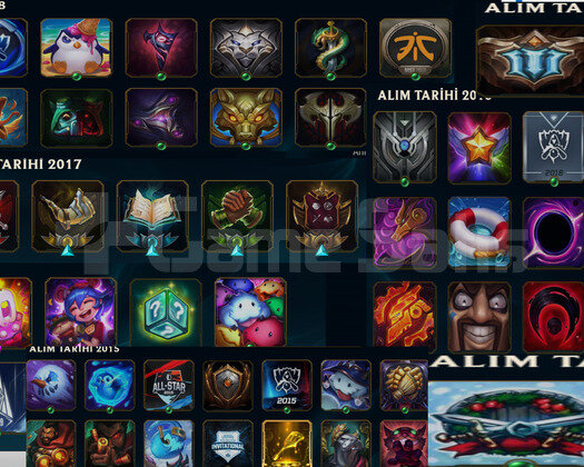 EUW 2012 NADİR SİMGELİ İRON 4 30SKIN 100HERO