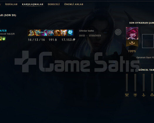 2020 KURULUM / 42 LEVEL / UNRANKED