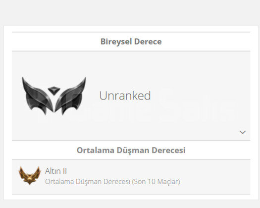GEÇEN SEZON PLAT / BOL KOSTÜM / UNRANKED