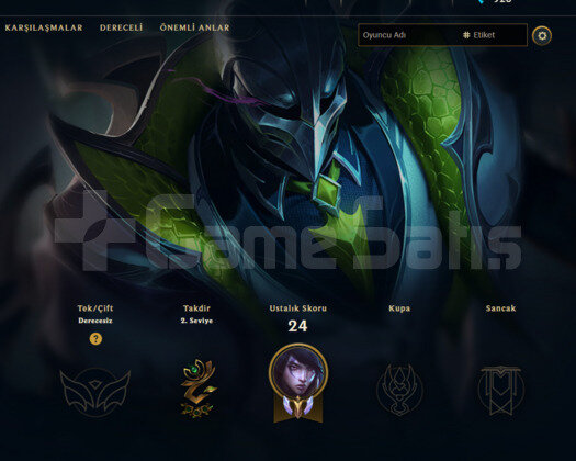 GEÇEN SEZON PLAT / BOL KOSTÜM / UNRANKED